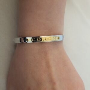 Coach Two-Tone Gold and Silver Bracelet